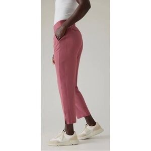 NWOT Athleta Brooklyn Pants in Rose Size 6